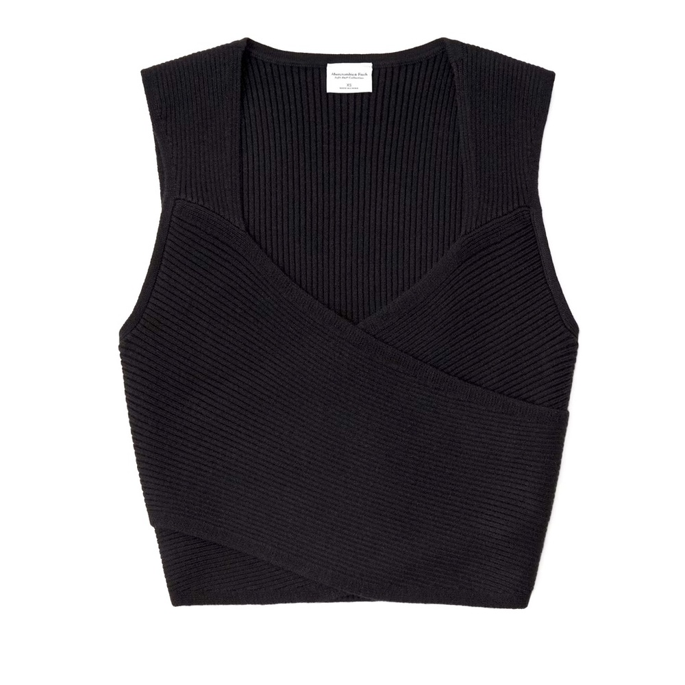 Abercrombie LuxeLoft Wrap Cropped Sweater Tank, XS